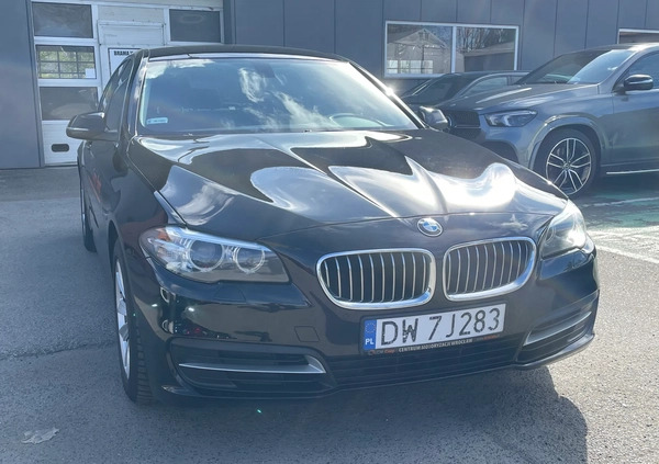 BMW Seria 5 cena 82700 przebieg: 161000, rok produkcji 2016 z Wrocław małe 742